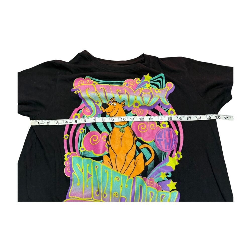 Rockin With The Scooby-Doo T-Shirt Men's XL Black Graphic Print Short Sleeve - Picture 5 of 7